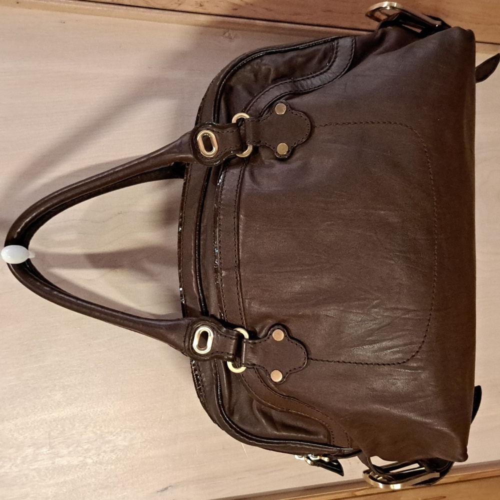Jimmy Choo TOGO choco bowler satchel bag - Picture 2 of 13